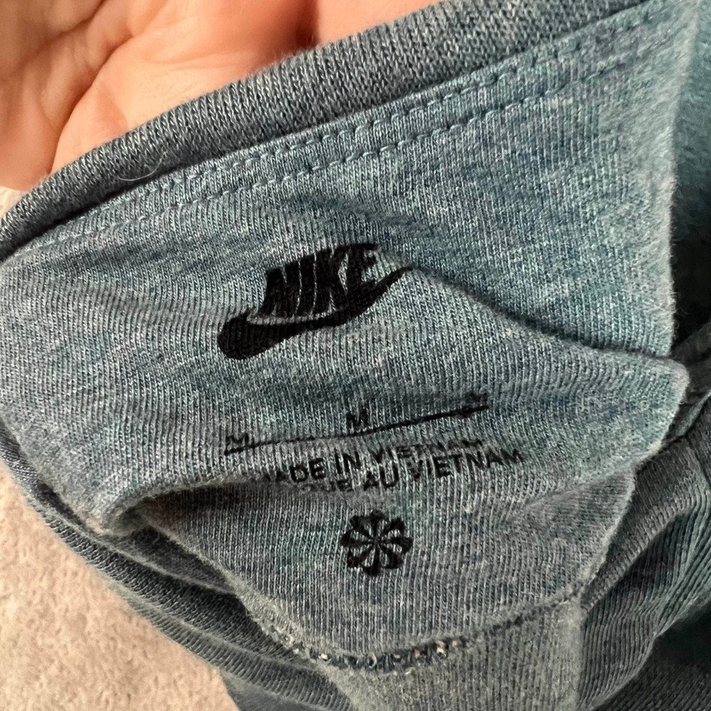 Nike Sportswear Chill French Terry Cropped Halter Top Womens M Sporty Cotton - Picture 7 of 8